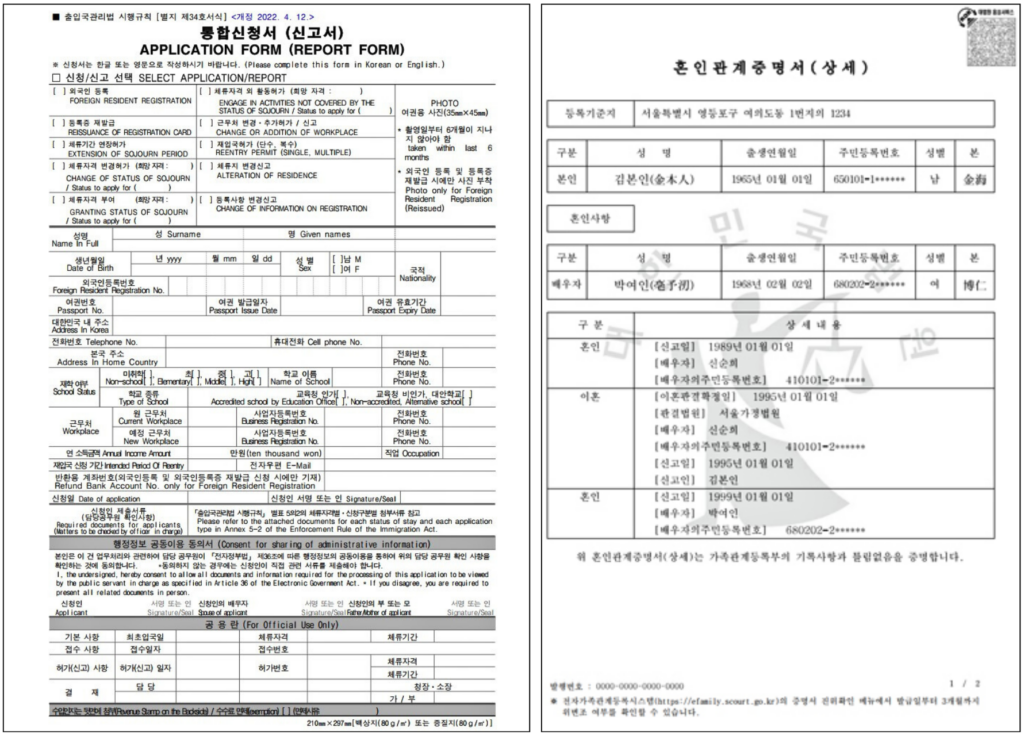 외국인배우자자녀 F1-52비자 신청요건 절차 총정리 1