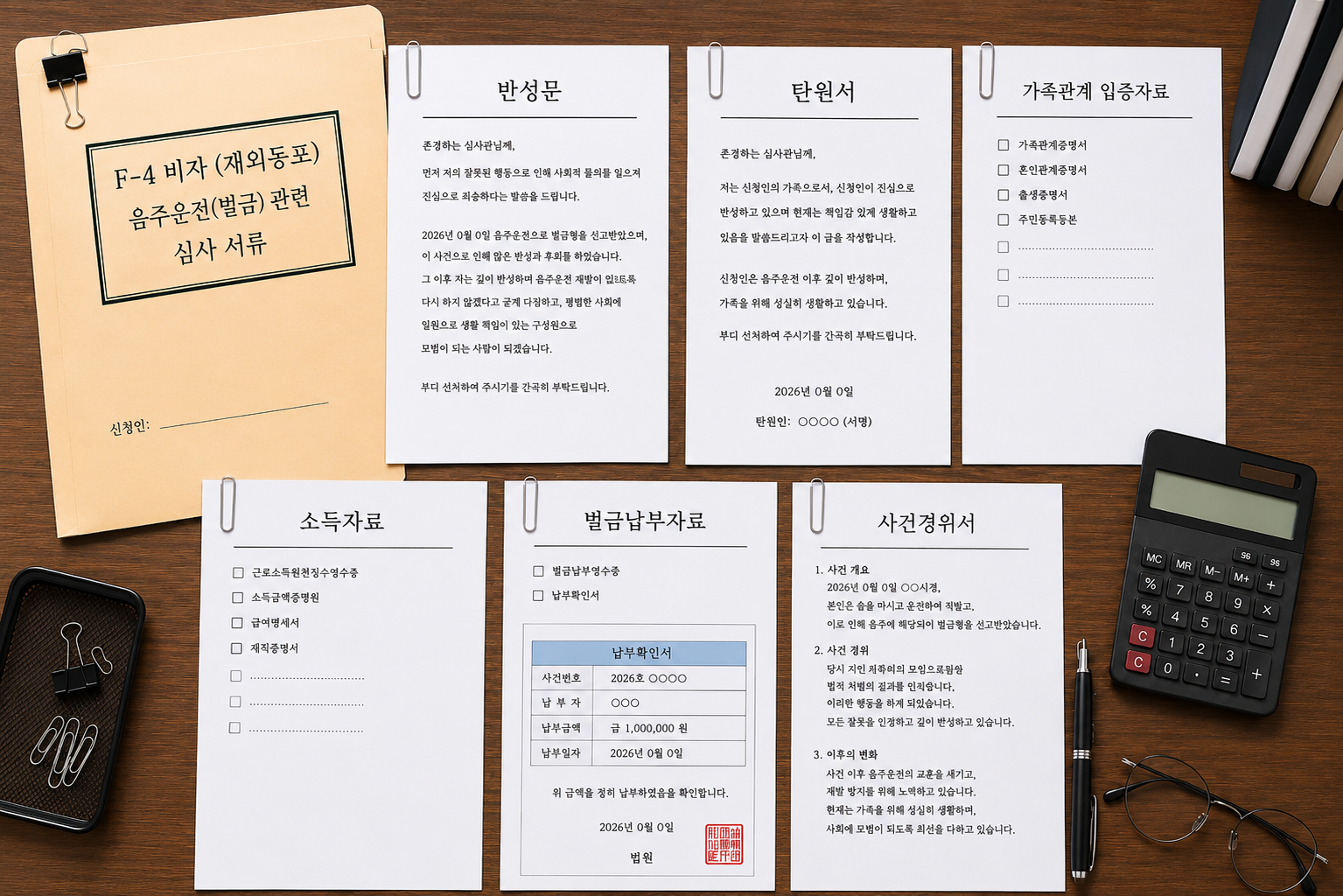 F4비자 음주운전 벌금 사범심사 체류연장과 영주권 영향 완벽정리